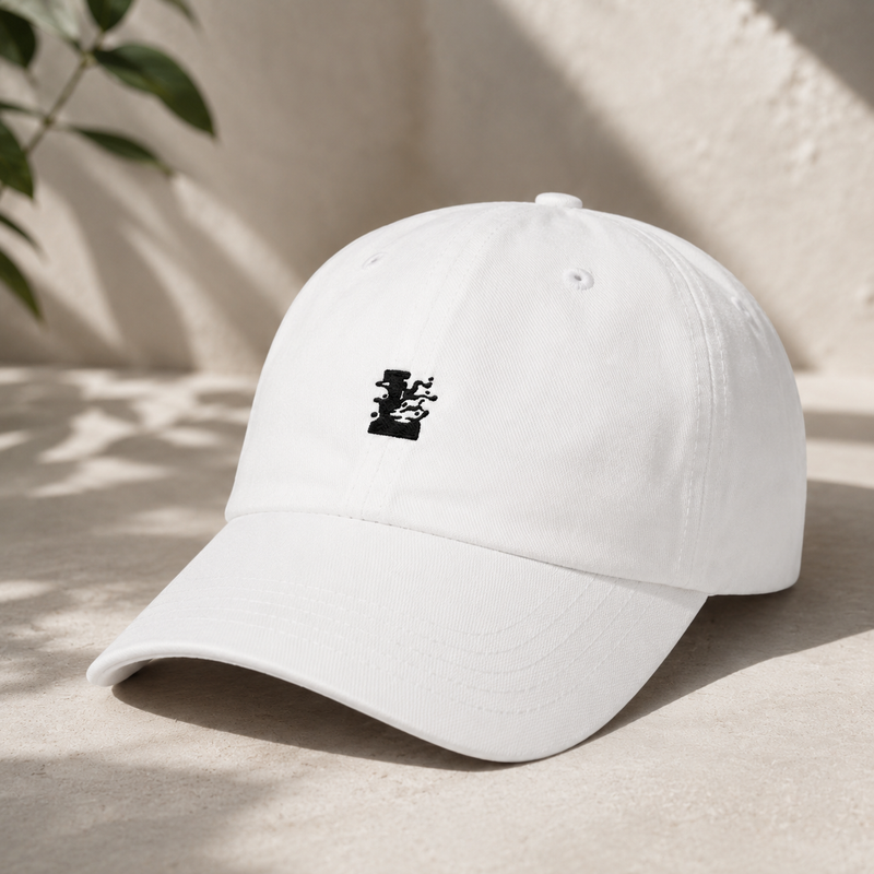 Minimalistische LONEPRAYERS® headwear collectie met premium caps en moderne streetwear uitstraling.