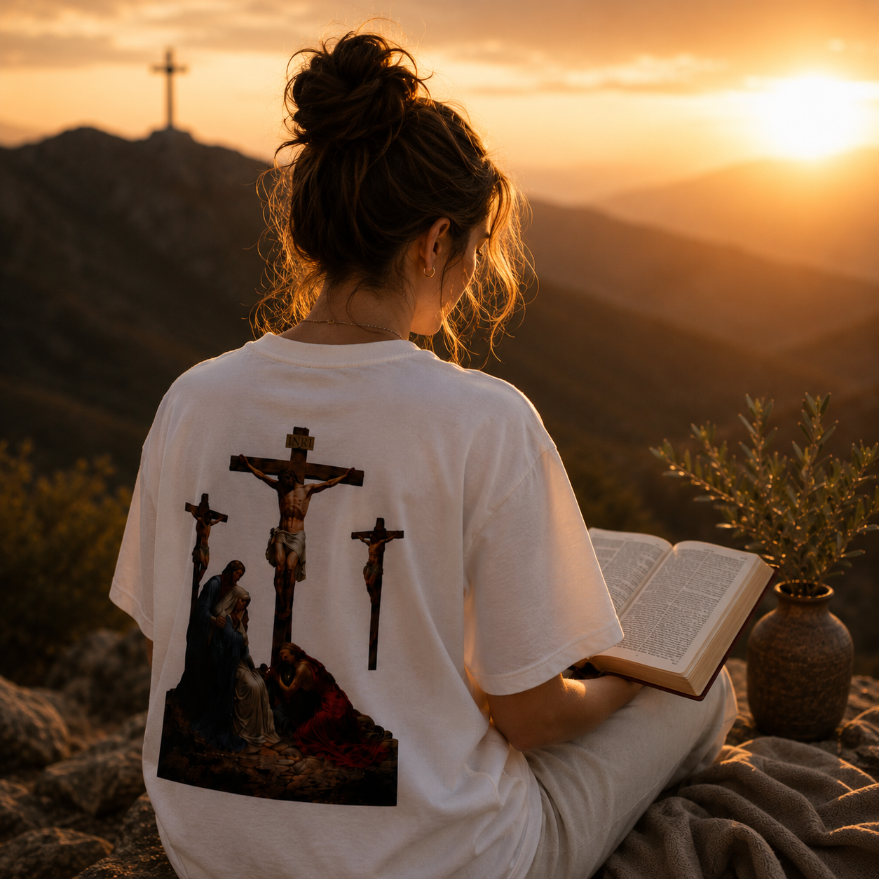 T-shirt Crucifix